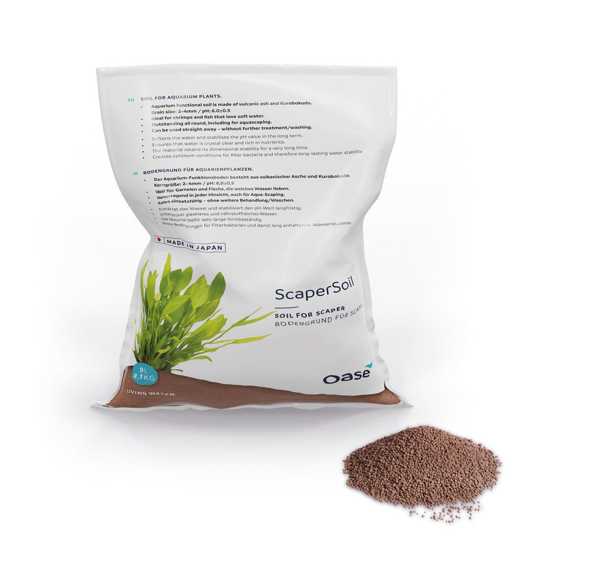 Oase ScaperLine Soil 9L - Maro - active soil - Aquatia