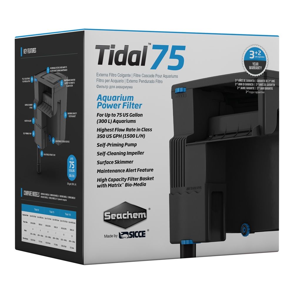Seachem Tidal 75 - filtru hang - on - Aquatia